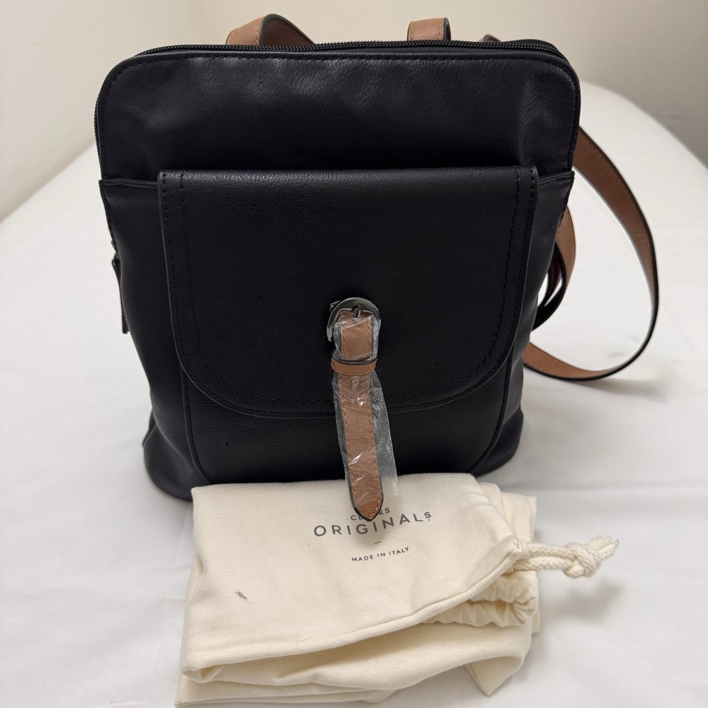 Clarks Travel Backpack Womens Black Dustbag New With Tag